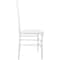 Flash Furniture Advantage White Resin Chiavari Chair RSCHI-W - alternate 2